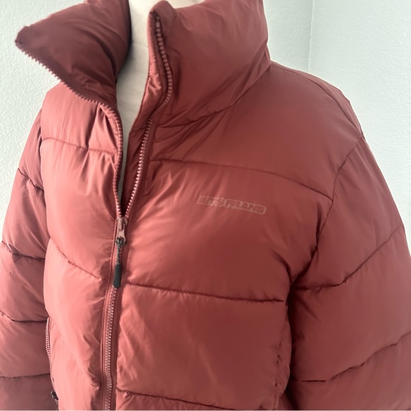 New Urban Outfitters Burgundy Lightweight puffer Jacket - Picture 10 of 14